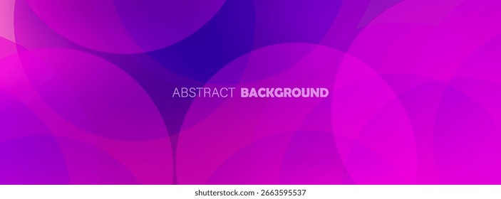Abstractas líneas superpuestas y círculos de fondo geométrico con colores degradados. póster en contenido de Anuncios de negocios.
