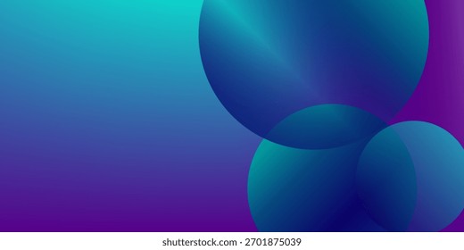 Fondo geométrico Abstractas de líneas y círculos superpuestos con colores degradados