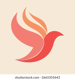 Abstract overlapping paint strokes forming a dynamic and modern logo design