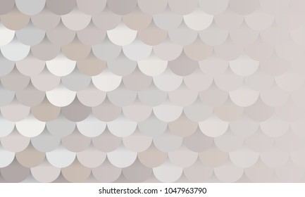 Abstract overlapping rectangle background with brown and grey, Fish scale geometric pattern background, Seamless vector.