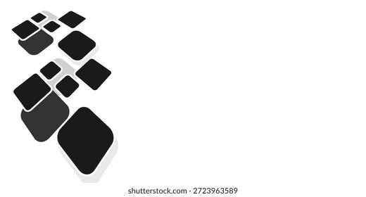Fondo Abstractas de cuadrados superpuestos. Plantilla de diseño. Perspectiva 