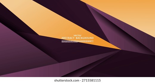 Abstractas cuadrados superpuestos sobre un fondo púrpura y naranja. Diseño de patrón de papel elegante. Vector EPS10.