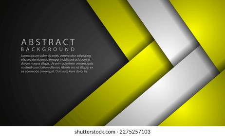 texto abstracto superpuesto sobre el diseño de espacio vacío oscuro diseño moderno de fondo futurista ilustración vectorial de lujo moderno.