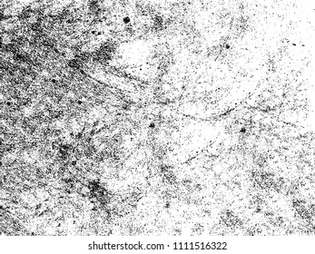 Abstract overlay distress floor, black and white  background, stucco grunge, cement or concrete wall textured. Vector illustration design with copy space.