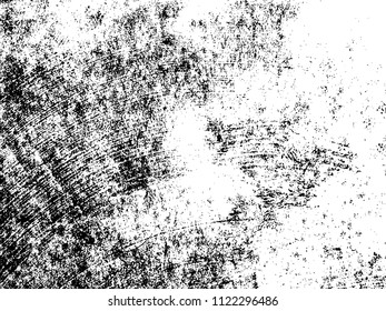 Abstract overlay distress floor, black and white  background, stucco grunge, cement or concrete wall textured. Vector illustration design with copy space.