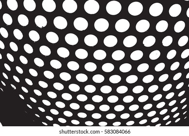 Abstract overlay dotted grunge texture. Empty distress background. EPS10 vector.