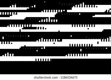 Abstract overlay glithc grunge texture. Distress design black and white texture. EPS10 vector.