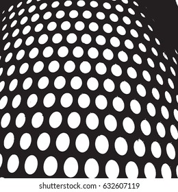 Abstract overlay grunge dotted texture. Empty distress background. EPS10 vector.