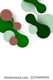 Abstract overlay shapes. Wavy shapes, flowing elements, flow lines. Trendy futuristic design for banner, flyer, poster, logo. Vector illustration.
