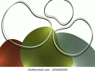 Abstract overlay shapes. Wavy shapes, smooth fluid gradient elements, flow lines. Trendy futuristic design for banner, flyer, poster, logo. Vector illustration.