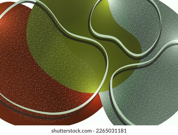 Formas de superposición abstractas. Formas onduladas, elementos de gradiente de fluido suave, líneas de flujo. Diseño futurista de moda para banner, volante, afiche, logo. Ilustración vectorial.