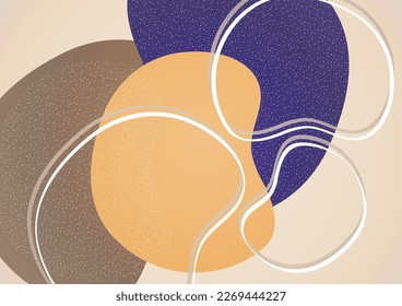 Abstract overlay shapes. Wavy shapes, smooth fluid gradient elements, flow lines. Trendy futuristic design for banner, flyer, poster, logo. Vector illustration.