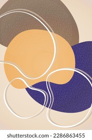 Abstract overlay shapes. Wavy shapes, smooth fluid gradient elements, flow lines. Trendy futuristic design for banner, flyer, poster, logo. Vector illustration.