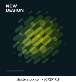 Abstract overlay vector design elements for graphic layout.