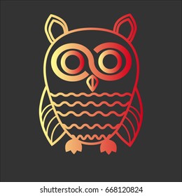 Abstract owl