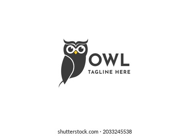 Abstract Owl Bird Logo Design Vector Inspiration.