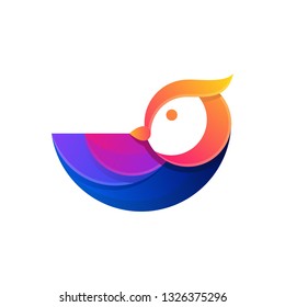 Abstract Owl Color Full Designs illustration vector template. Suitable for Creative Industry, Multimedia, entertainment, Educations, Shop, and any related business