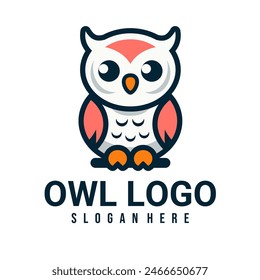 Abstract Owl Logo. Abstract patterns to create a unique and eye-catching owl.