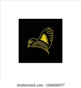Abstract Owl Logo Template 1