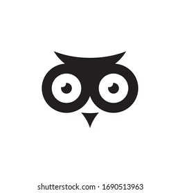 Abstract owl logo template vector icon design