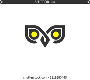 Abstract Owl. Vector Illustration icon