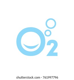 Abstract Oxygen Logo With Smile Inside