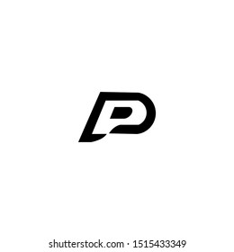 Abstract P Design Vector Illustration