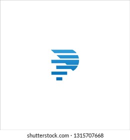 Abstract P Logo Design