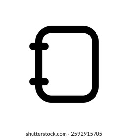 abstract page Shape line icon 