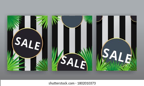 Abstract page templates set, retro wave creative hipster, neon and gradient colors. Stylish geometric creative futuristic cover, 90s style, realistic rainbow sheen, banners set, fluid modern design