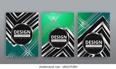 Abstract page templates set, retro wave creative hipster, silver metalic tech backgrond. Stylish geometric creative futuristic cover, 90s style, banners, creative modern design, flyer, hi tech