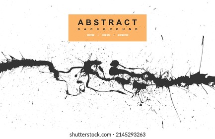 Abstract Paint Art background. Fluid shapes composition. Abstract decoration, golden pattern, halftone gradients, 3d Vector illustration.