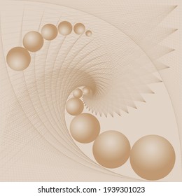 Resumen pintar fondo con líneas y esferas. Diseño vectorial de pantalla moderna