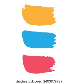trazo de pincel de pintura abstracto para el diseño