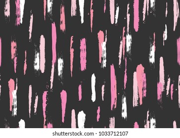 Abstract Paint Brush Stroke Vector Seamless Pattern Background