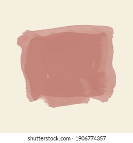 Abstract paint brush strokes on white background. Texture watercolor paper. Vector illustration.