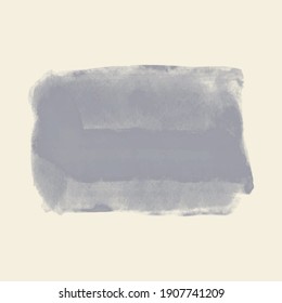 Abstract paint brush strokes on white background. Texture watercolor paper. Vector illustration.