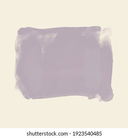 Pincel de pintura abstracto sobre fondo blanco. Papel acuarela de textura. Ilustración vectorial.