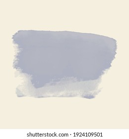 Abstrakte Pinselstriche auf weißem Hintergrund. Textur Aquarellpapier. Vektorgrafik.