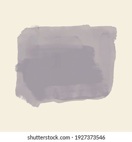 Abstract paint brush strokes on white background. Texture watercolor paper. Vector illustration.