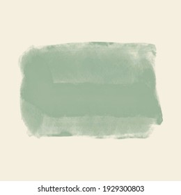 Pincel de pintura abstracto sobre fondo blanco. Papel acuarela de textura. Ilustración vectorial.