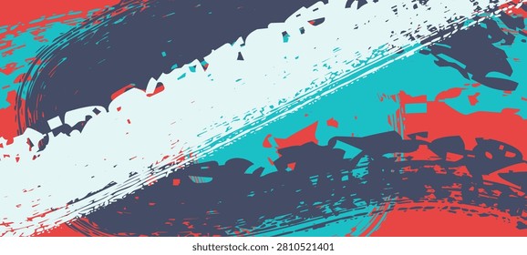 Abstract paint brush strokes set, creative elements, artistic collection. Contemporary graphic design, decorative style artistic backdrop. Modern vibrant banner, dynamic, expressive, energetic brushwork. Textured background for creative projects, bold and free flowing. Hand-drawn artistic appeal.