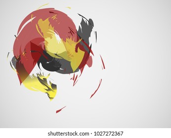 Abstract paint color background