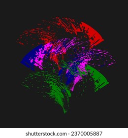 Abstract paint color palette for your designs wallpaper or background, abstract art, element.vector