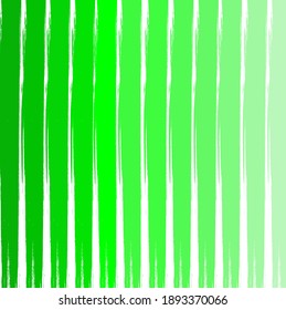 Resumen pintar pincel verde y trazos, rayas fondo patrón. Lindo pincel de color negro y trazos con fondo de patrón de líneas verticales. patrón simple con fondo de rayas