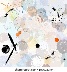 abstract paint splashes background