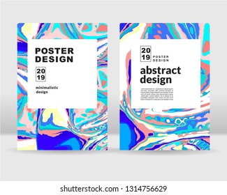 The abstract paint stains background. It can be used for posters, cards, flyers, brochures, magazines and any kind of cover. EPS 10