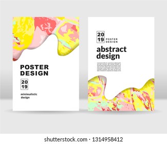 The abstract paint stains background. It can be used for posters, cards, flyers, brochures, magazines and any kind of cover. EPS 10