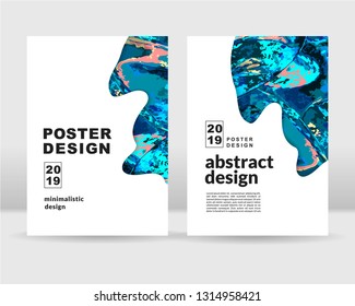 The abstract paint stains background. It can be used for posters, cards, flyers, brochures, magazines and any kind of cover. EPS 10