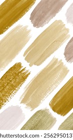 Abstract paint strokes, earthy color palette, artistic texture, modern design, creative background, versatile use.